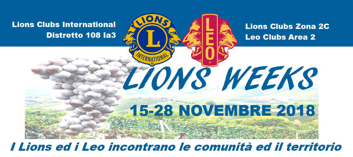 Lions Weeks 2018