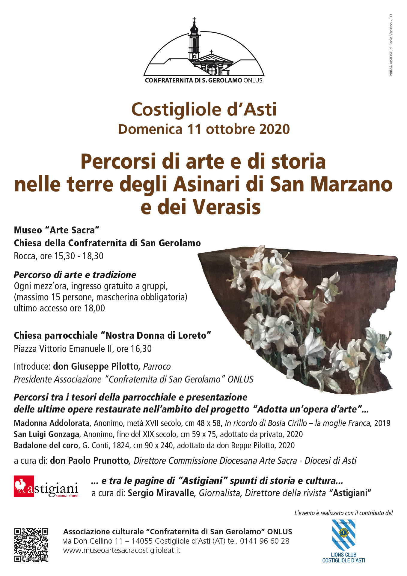 Museo “Arte Sacra” Percorsi di arte e di storia nelle terre degli Asinari di San Marzano e dei Verasis