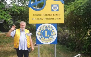 Il nostro socio Gianmario Stella al Centro Italiano Lions Raccolta Occhiali Usati di Chivasso